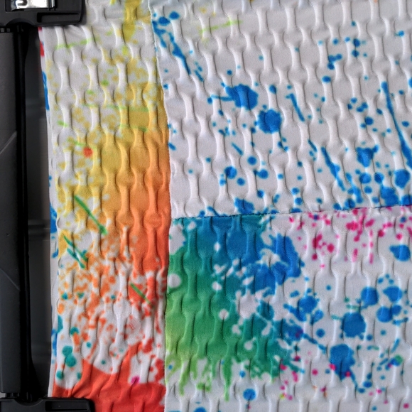 Elite Collection Paint Splatter Honeycomb Leggings - Picture 2 of 6